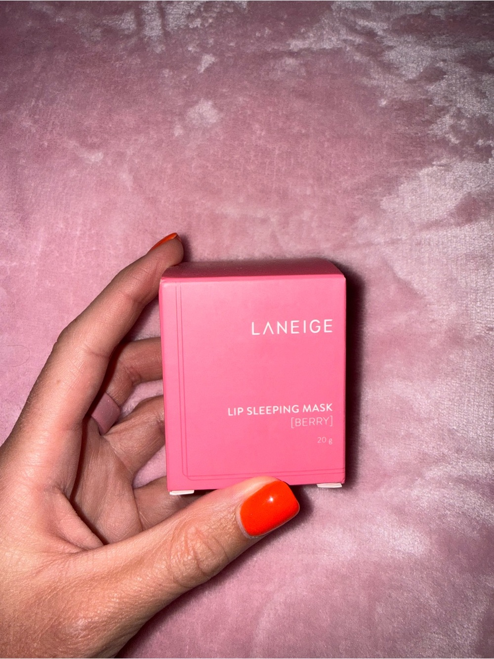 LANEIGE Lip Sleeping Mask - Berry Pink Compact
